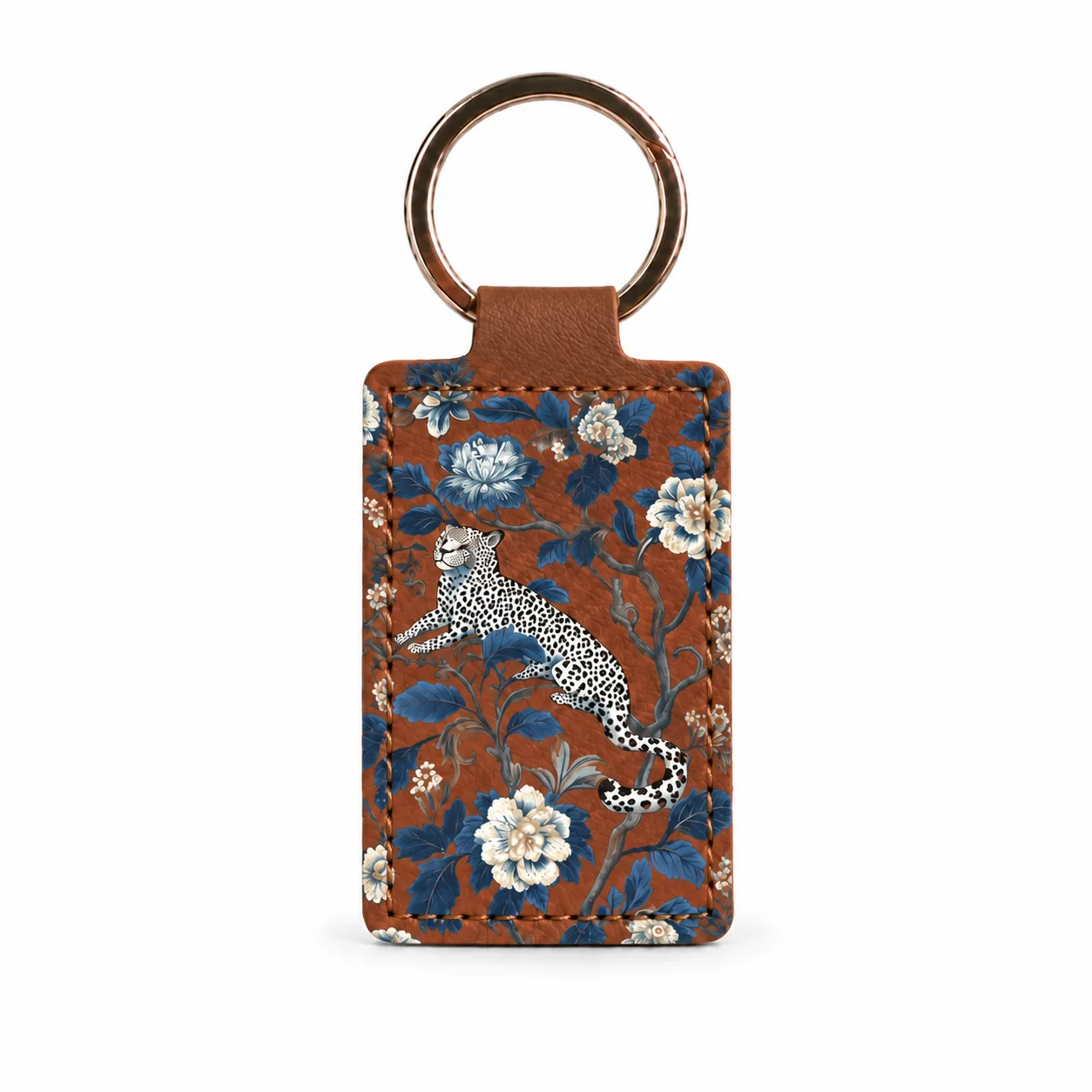 Gepersonaliseerde Leren Sleutelhanger met Eigen Ontwerp 3
