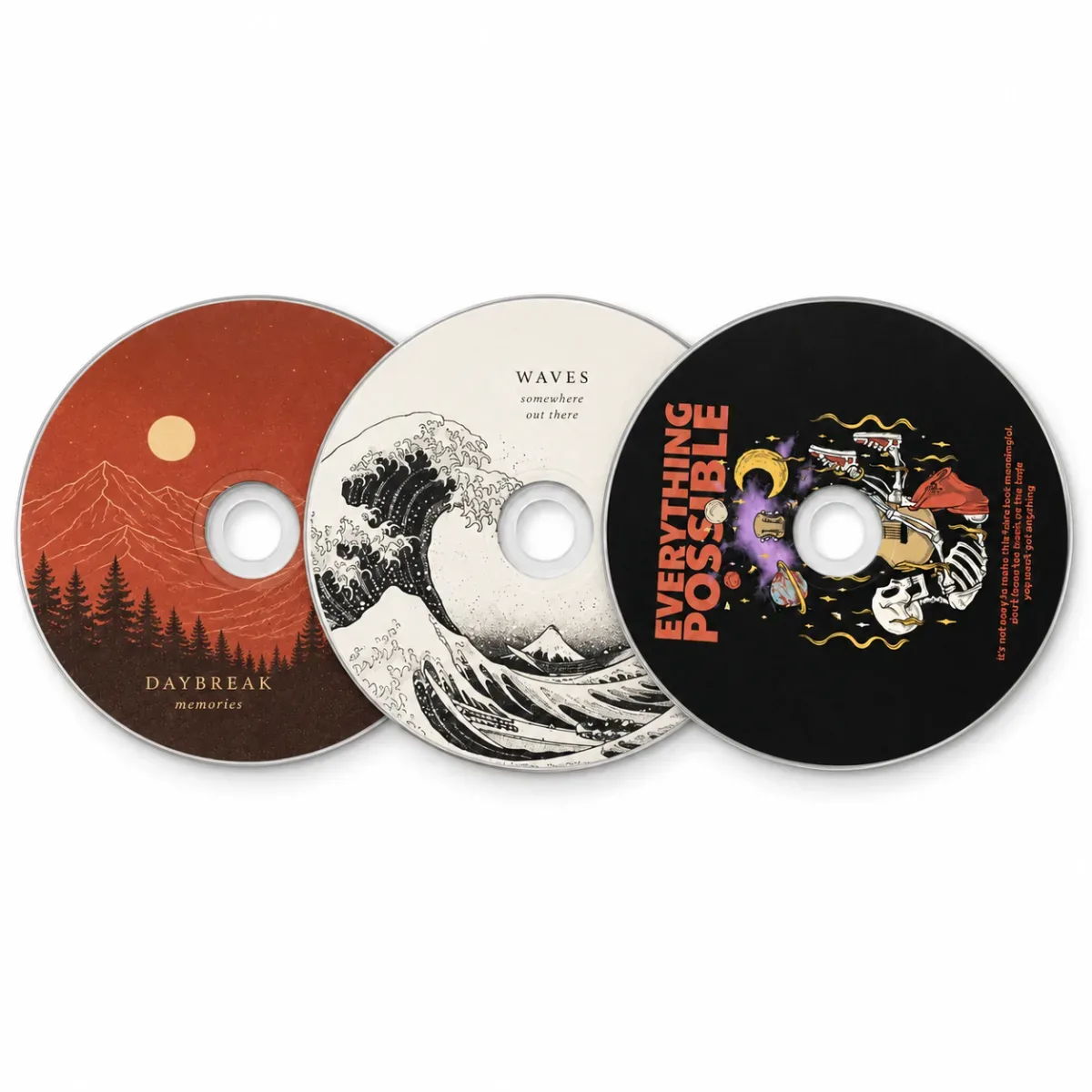 Gepersonaliseerde CD met Eigen Ontwerp
