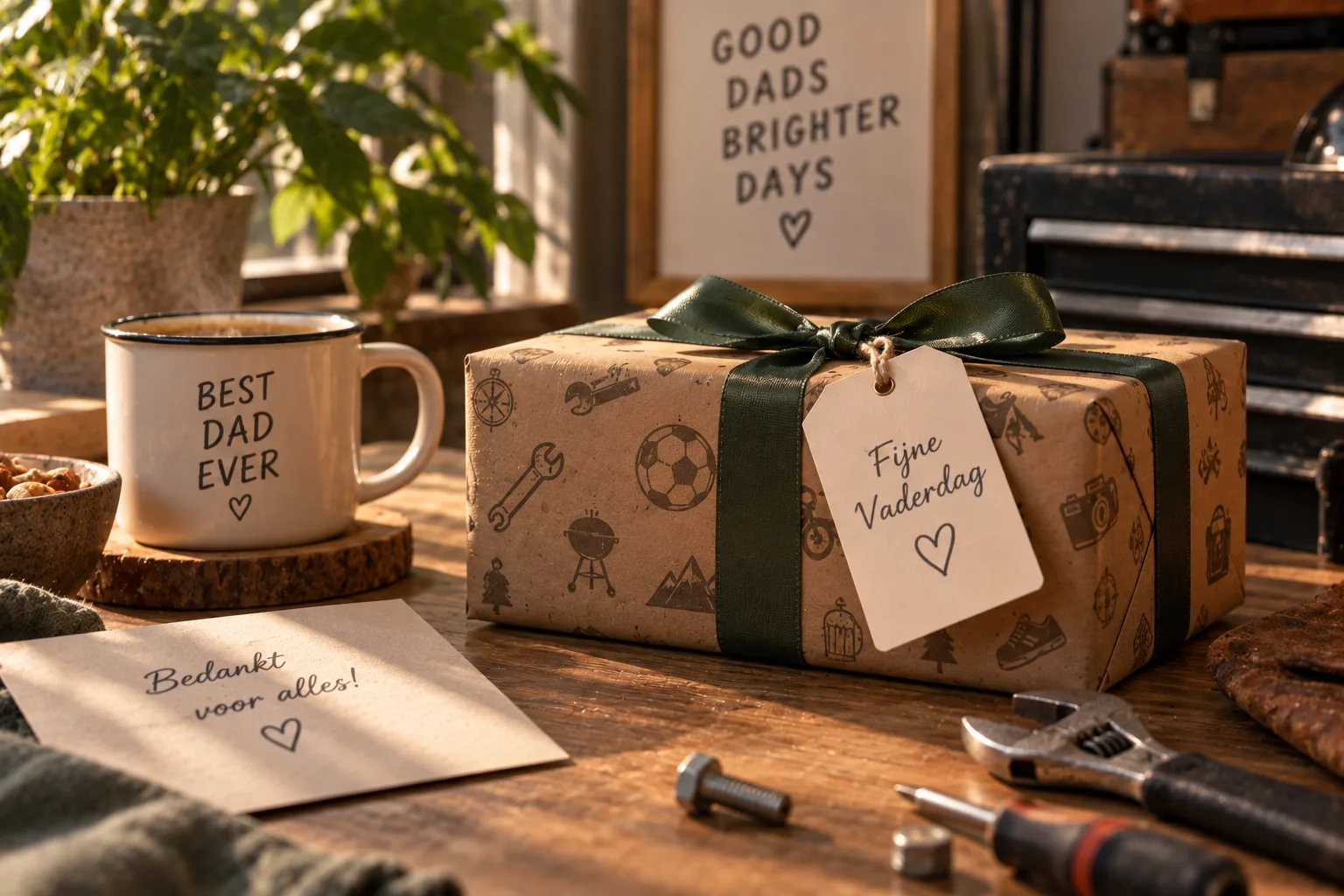Een persoonlijk Vaderdag cadeau met eigen ontwerp